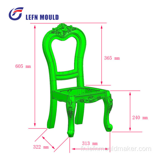 Chaise de salle à manger pour bébé moderne en plastique Prix des meubles de chambre